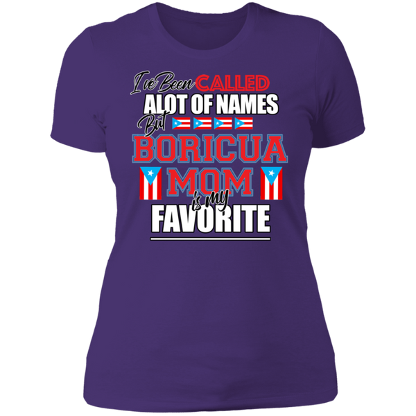Boricua Mom NL3900 Ladies' Boyfriend T-Shirt