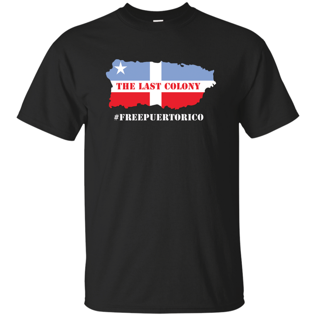 The Last Colony Custom Ultra Cotton T-Shirt - PR FLAGS UP