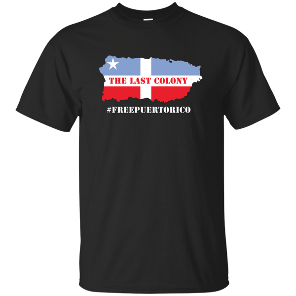 The Last Colony Custom Ultra Cotton T-Shirt - PR FLAGS UP