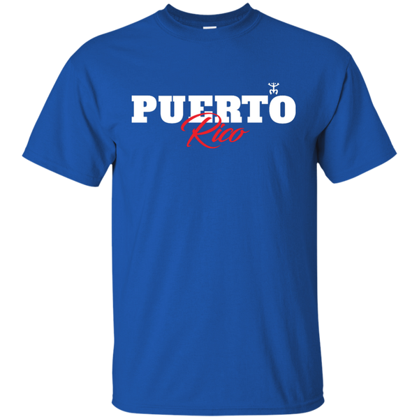 Puerto Rico Script 1 Ultra Cotton T-Shirt - PR FLAGS UP