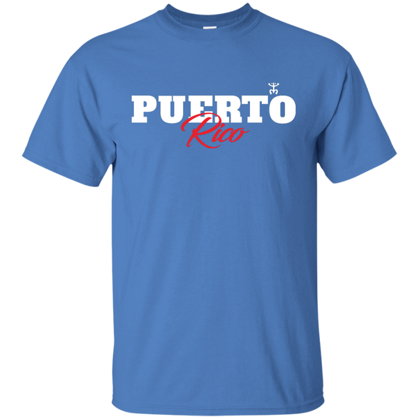 Puerto Rico Script 1 Ultra Cotton T-Shirt - PR FLAGS UP
