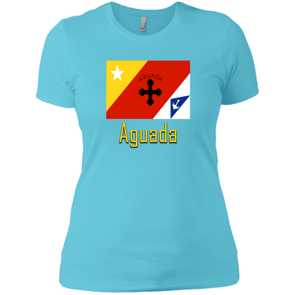 Aguada Flag NL3900 Next Level Ladies' Boyfriend T-Shirt - PR FLAGS UP