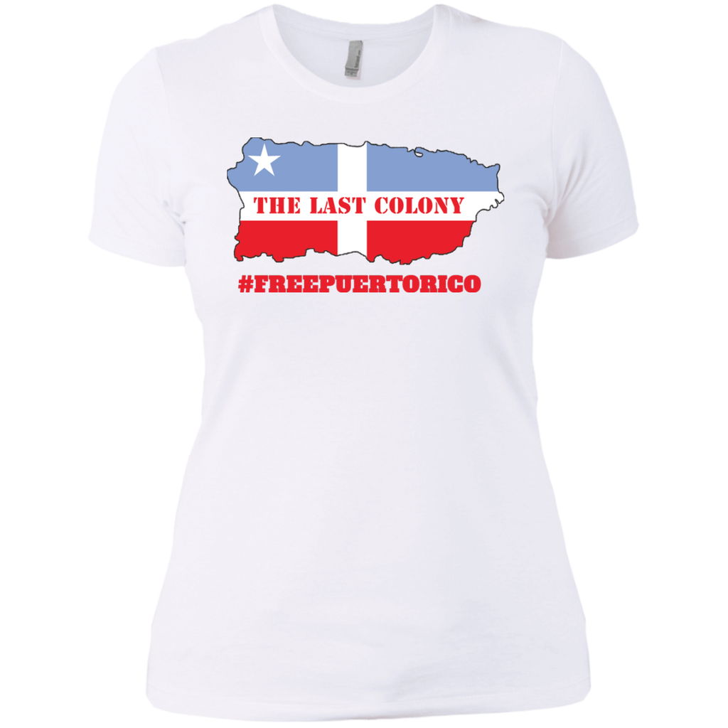 The Last Colony Next Level Ladies' Boyfriend Tee - PR FLAGS UP