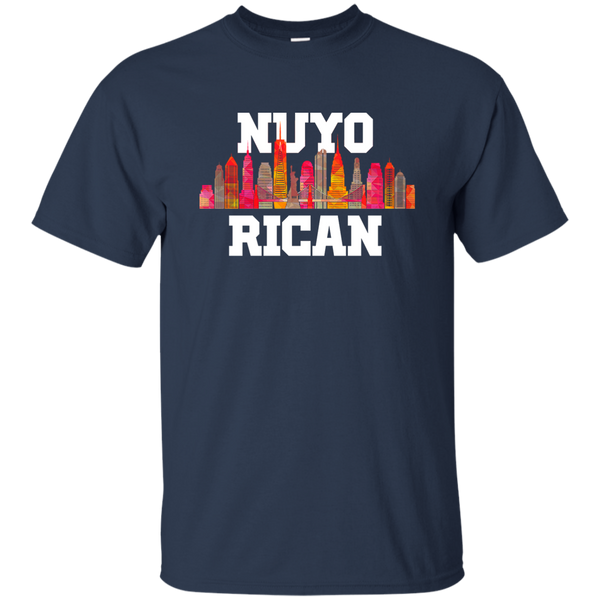 Nuyo Rican 2 G200 Gildan Ultra Cotton T-Shirt - PR FLAGS UP