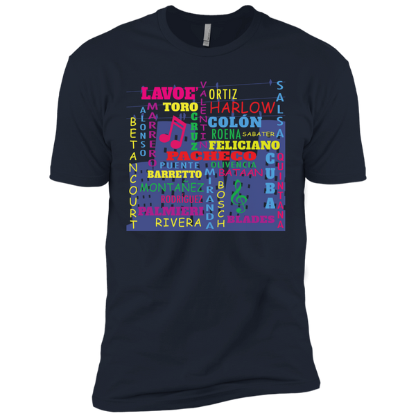 The Salsa All Stars NL3600 Next Level Premium Short Sleeve T-Shirt - PR FLAGS UP