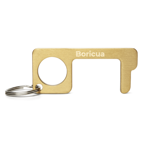 Boricua Engraved Brass Touch Tool