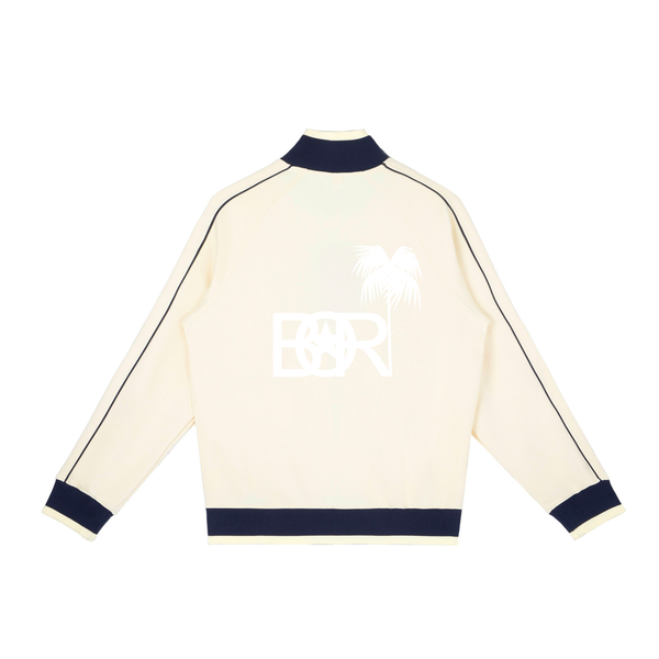 Borl Color Block Raglan Sleeve Zip Track Jacket - PR FLAGS UP