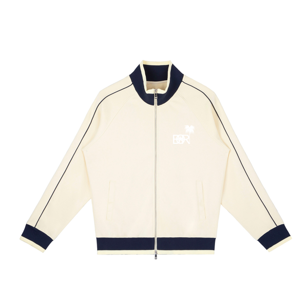 Borl Color Block Raglan Sleeve Zip Track Jacket - PR FLAGS UP
