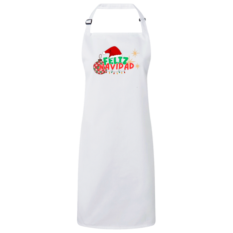 Feliz Navidad RP150 Sustainable Unisex Bib Apron