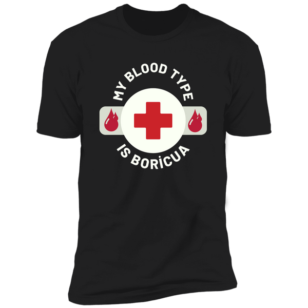 BloodType 2 1aaNL3600 Premium Short Sleeve T-Shirt