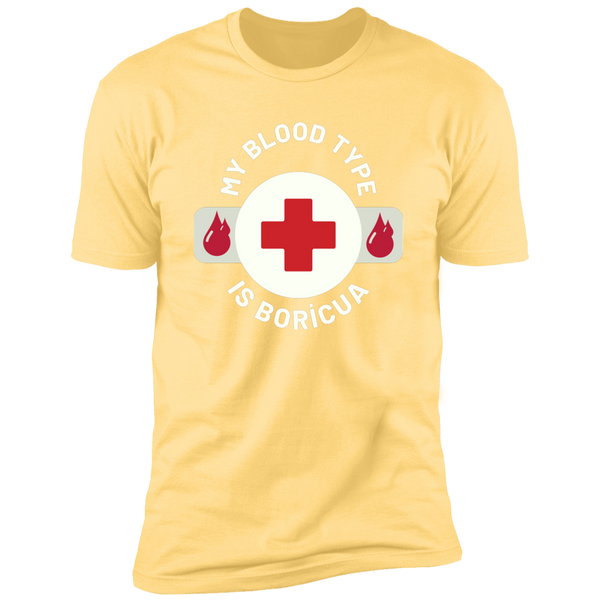 BloodType 2 1aaNL3600 Premium Short Sleeve T-Shirt