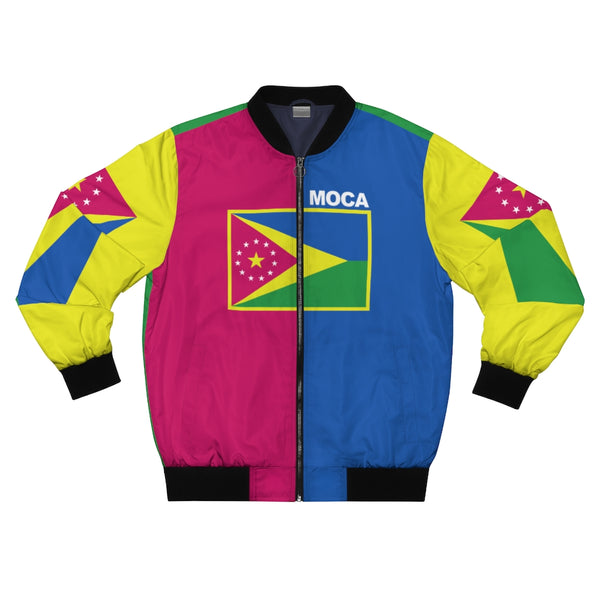 Moca Men's AOP Bomber Jacket
