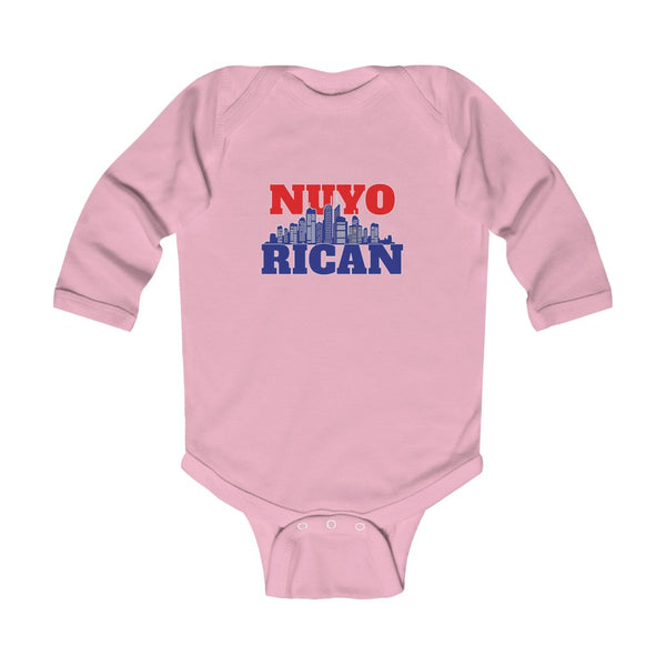 NuyoRican B/R Infant Long Sleeve Bodysuit