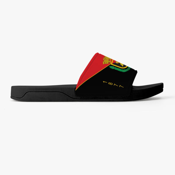 Ponce Flag Casual Sandals - Black