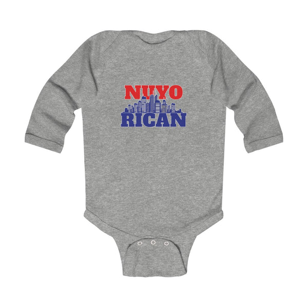 NuyoRican B/R Infant Long Sleeve Bodysuit