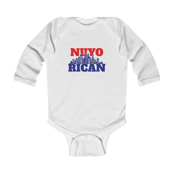 NuyoRican B/R Infant Long Sleeve Bodysuit