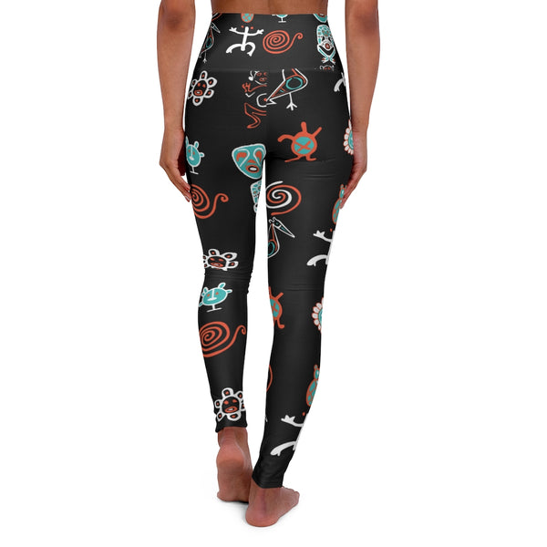 Taino Boriken High Waisted Yoga Leggings