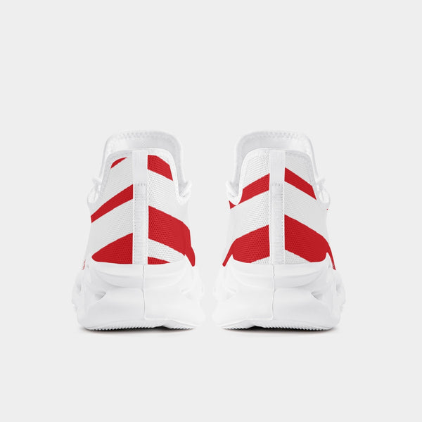 PR Light Blue Flag 311. Bounce Mesh Knit Sneakers - White