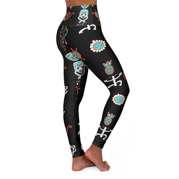 Taino Boriken High Waisted Yoga Leggings