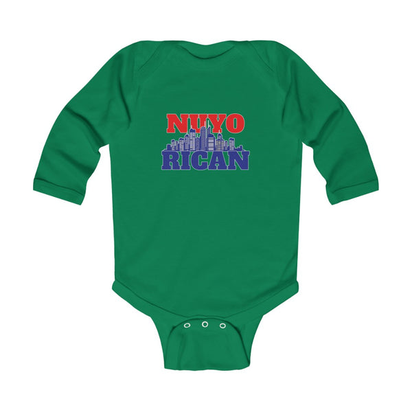 NuyoRican B/R Infant Long Sleeve Bodysuit