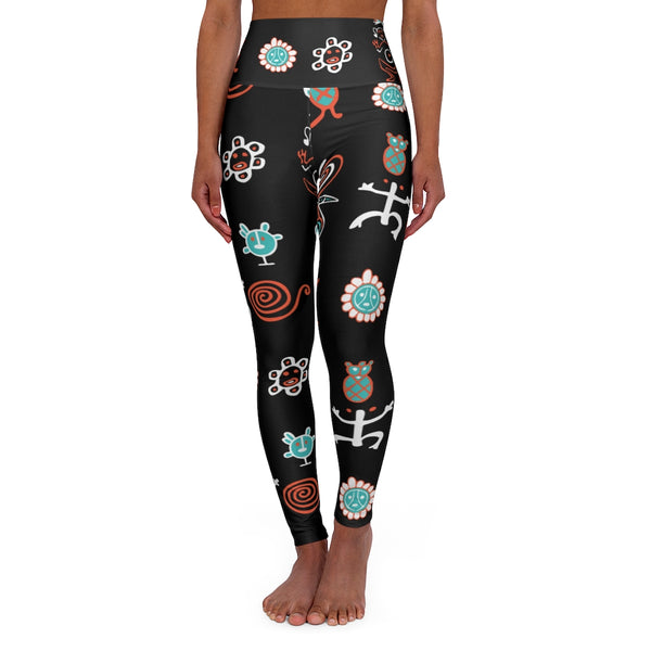 Taino Boriken High Waisted Yoga Leggings