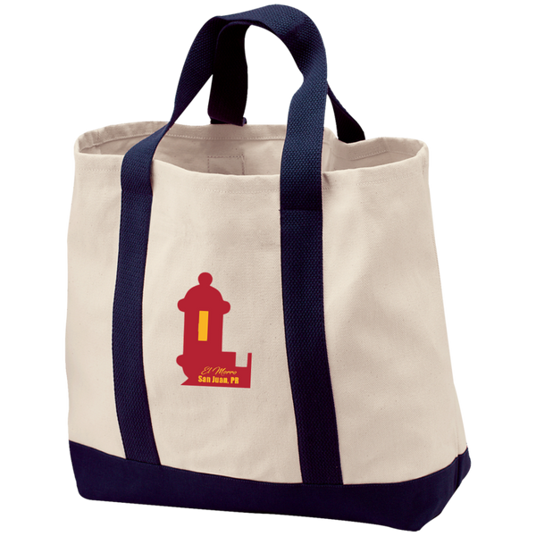 El Morro 2-Tone Shopping Tote - PR FLAGS UP
