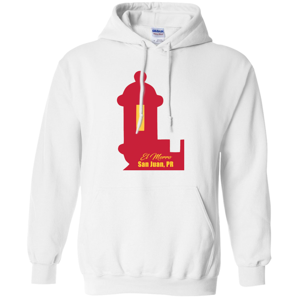 El Morro Pullover Hoodie 8 oz - PR FLAGS UP