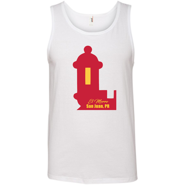 El Morro 100% Ringspun Cotton Tank Top - PR FLAGS UP