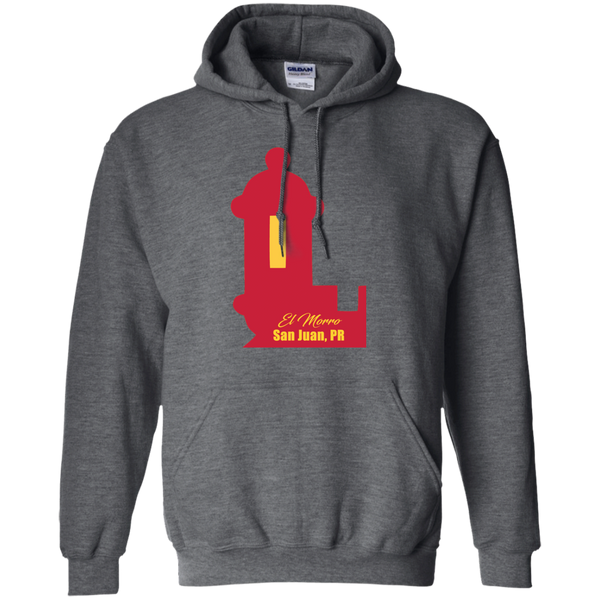 El Morro Pullover Hoodie 8 oz - PR FLAGS UP