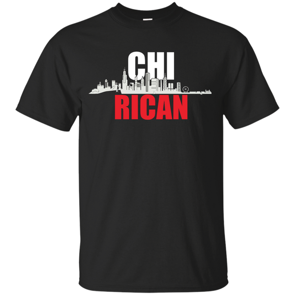Chi Rican Youth Custom Ultra Cotton Tee - PR FLAGS UP