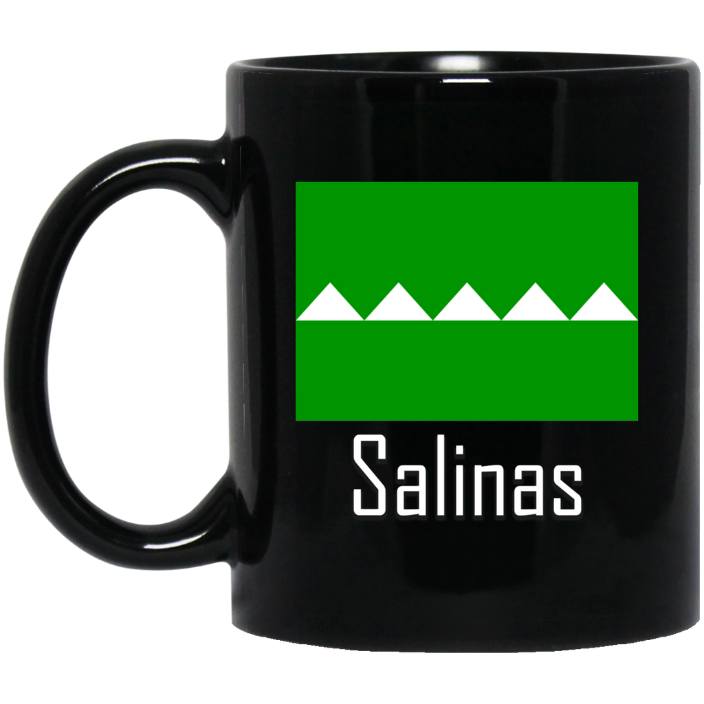 Salinas Flag BM11OZ 11 oz. Black Mug - PR FLAGS UP