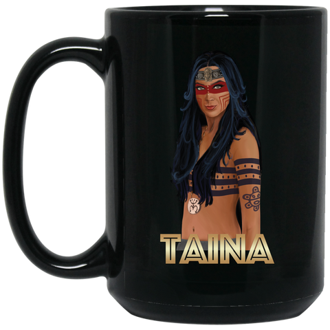 Taina BM15OZ 15 oz. Black Mug