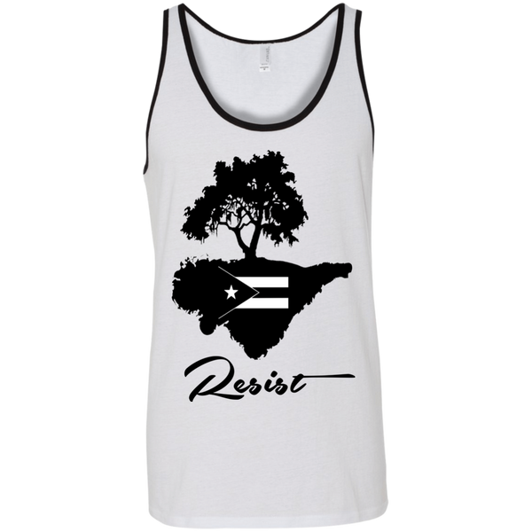 Resist 3480 Bella + Canvas Unisex Tank - PR FLAGS UP