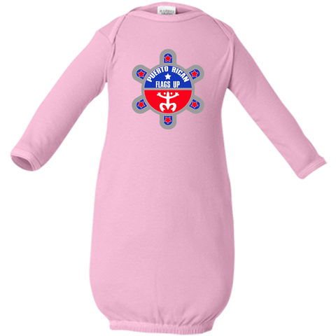 Puerto Rican Flags Up Infant Layette - PR FLAGS UP