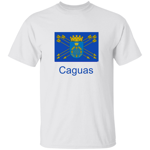Caguas Flag Kids G500B Youth 5.3 oz 100% Cotton T-Shirt