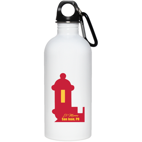 El Morro 20 oz Stainless Steel Water Bottle - PR FLAGS UP