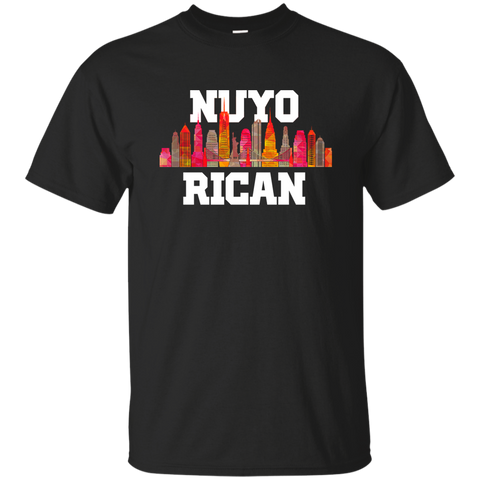 Nuyo Rican 2 G200 Gildan Ultra Cotton T-Shirt - PR FLAGS UP