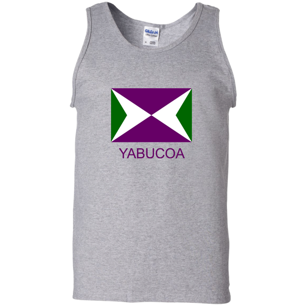 Yabucoa G220 Gildan 100% Cotton Tank Top - PR FLAGS UP