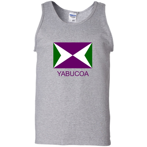 Yabucoa G220 Gildan 100% Cotton Tank Top - PR FLAGS UP