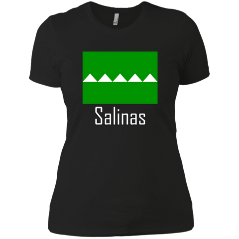 Salinas Flag NL3900 Next Level Ladies' Boyfriend T-Shirt - PR FLAGS UP
