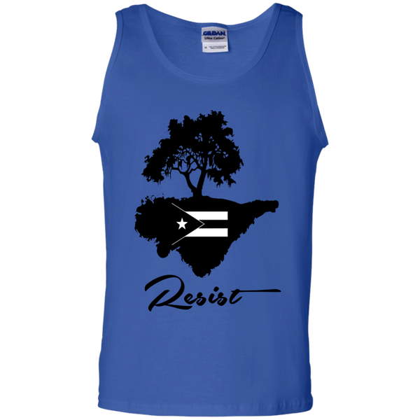 Resist G220 Gildan 100% Cotton Tank Top - PR FLAGS UP