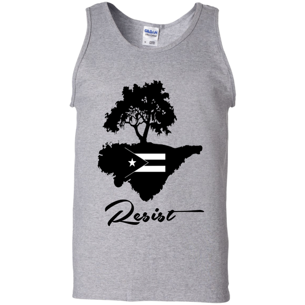 Resist G220 Gildan 100% Cotton Tank Top - PR FLAGS UP