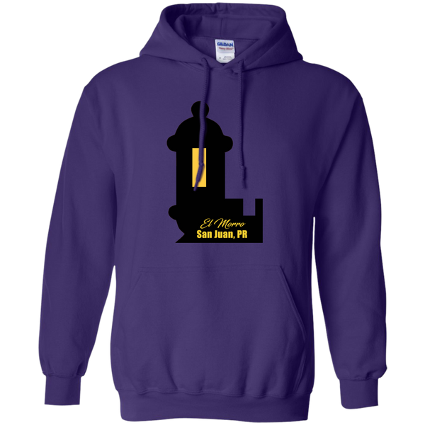 El Morro 2 Pullover Hoodie 8 oz - PR FLAGS UP