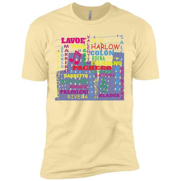 The Salsa All Stars NL3600 Next Level Premium Short Sleeve T-Shirt - PR FLAGS UP