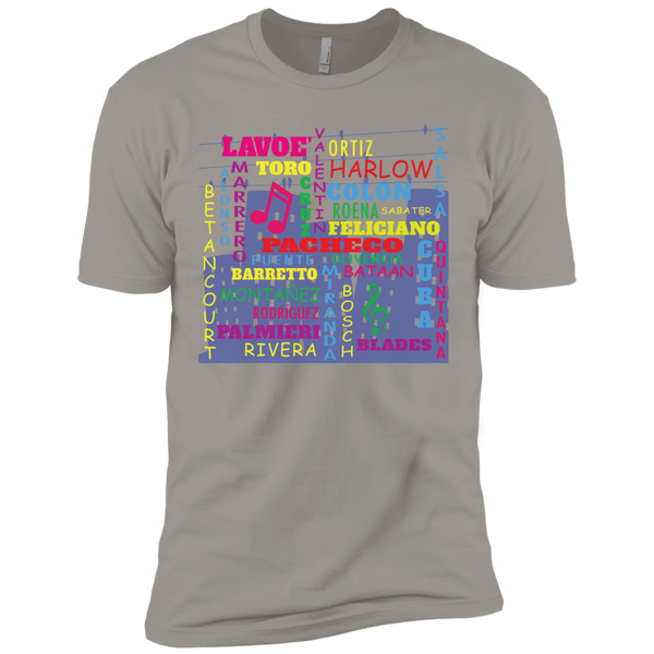 The Salsa All Stars NL3600 Next Level Premium Short Sleeve T-Shirt - PR FLAGS UP
