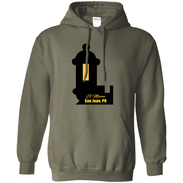 El Morro 2 Pullover Hoodie 8 oz - PR FLAGS UP