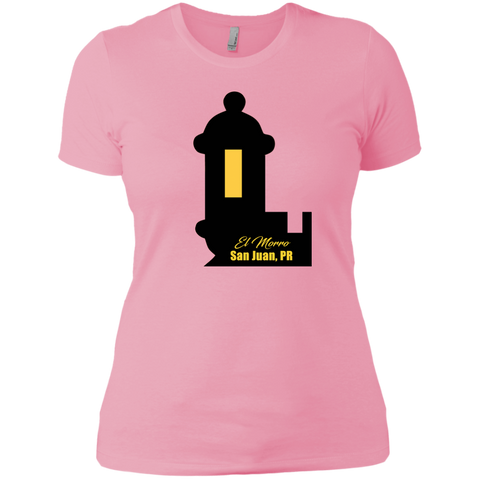 El Morro 2 Next Level Ladies' Boyfriend Tee - PR FLAGS UP