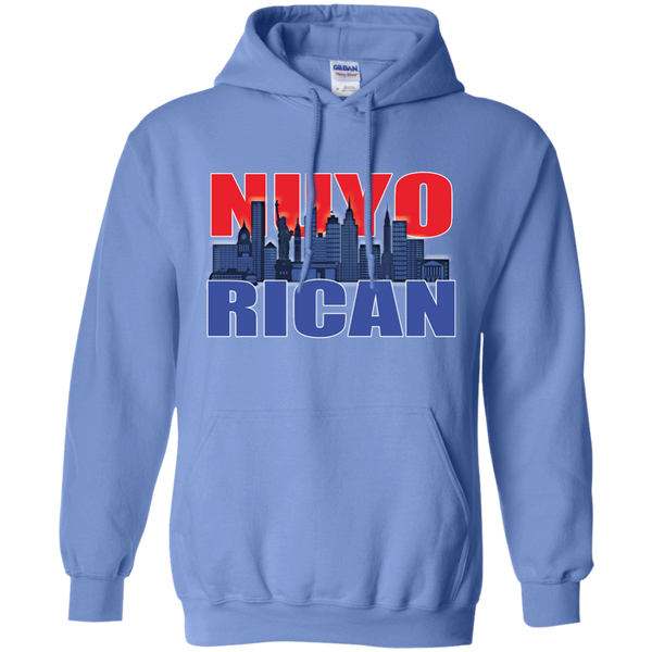 NuyoRican 2 Pullover Hoodie 8 oz - PR FLAGS UP