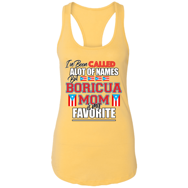 Boricua Mom NL1533 Ladies Ideal Racerback Tank