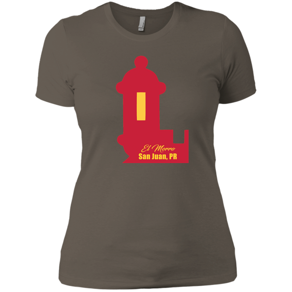 El Morro Next Level Ladies' Boyfriend Tee - PR FLAGS UP